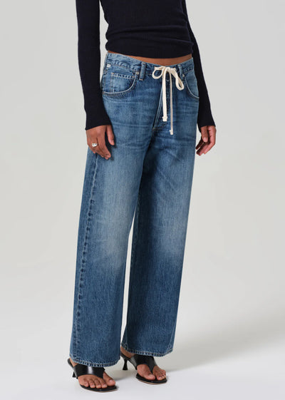 Brynn Drawstring Trouser - Atlantis