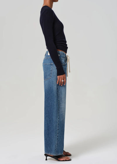 Brynn Drawstring Trouser - Atlantis