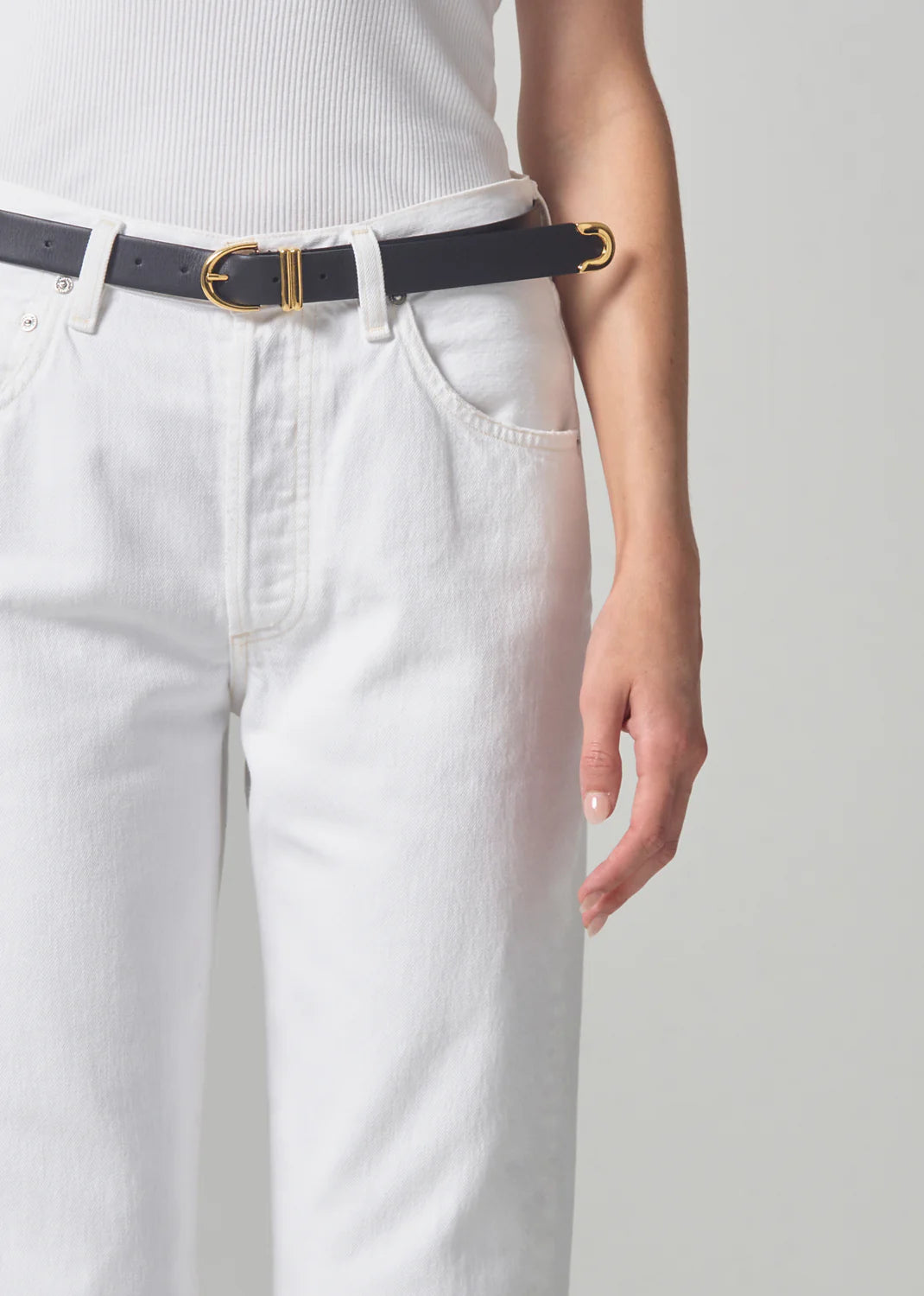 Dahlia Bow Leg Jean in Iris