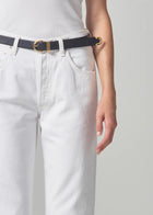 Dahlia Bow Leg Jean in Iris