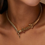 Bibi-Van-Der-Velden-18K-Yellow-Gold-Alligator-Wrap-Necklace-Amarees