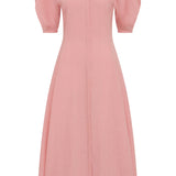 Arabella Shirtdress in Rosa Aloe Linen