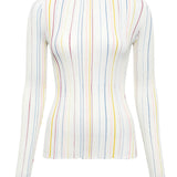 Gabriela Hearst Augie LS Crew Stripes