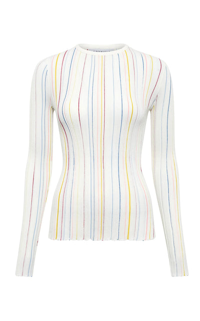 Augie LS Crew Stripes