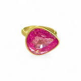 Marie-Hélène De Taillac 22K YG Pink Candy Tourmaline Princess Ring
