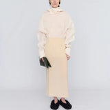 Opera blouse in stretch toile