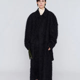 Coat in fraggle jacquard