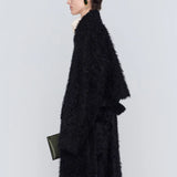 Coat in fraggle jacquard