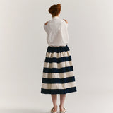Square Skirt in Baba Stripes