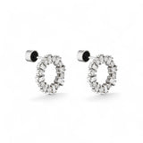 Ileana Makri Baguette Diamond Crown Earrings