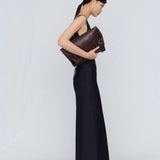 Long Skirt in Double Satin