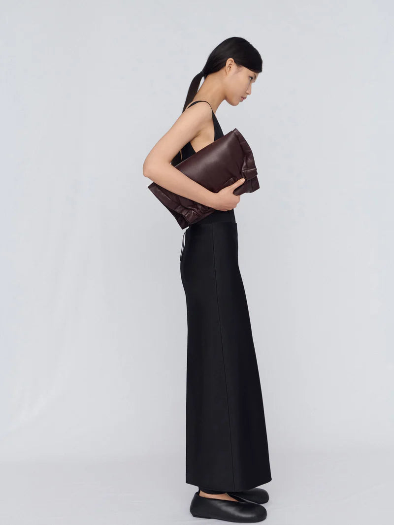 Long Skirt in Double Satin