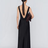 Long Skirt in Double Satin