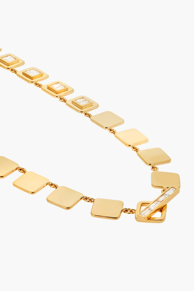 Ileana-Makri-18K-Yellow-Gold-and-Diamond-Tile-Necklace-Amarees