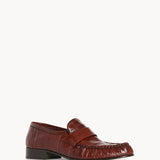 The Row Soft Loafer in Eel