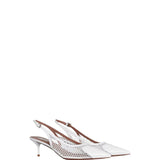 Alaia Optic White Slingbacks 55