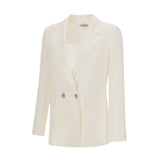 Herno Pure Linen Double Breasted Blazer