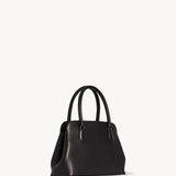 The Row Ida Top Handle Bag in Saddle Leather