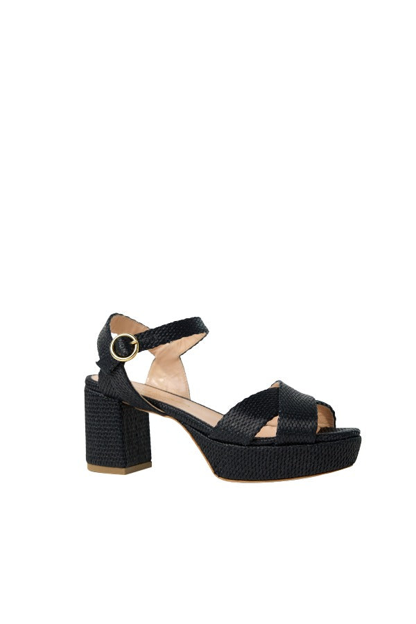 Rupert Sanderson Deidre Raffia Platform
