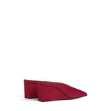 Alaia Cube Wedge Mule in Suede