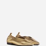 CO Leather Pointed Elasticized Slipper