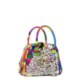 Comme des Garcons Multicolored Crystal-Cut Bag