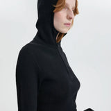 Cecilie Bahnsen Belma Hoodie with Zip Closure