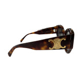 Celine Maxi Triomphe Sunglasses in Shiny Havana