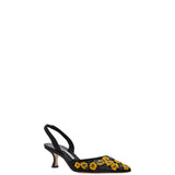Manolo Blahnik Carolyne Gala Silk Slingback Pump