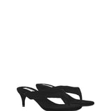 Alaia Heel Thong Mule in Velvet