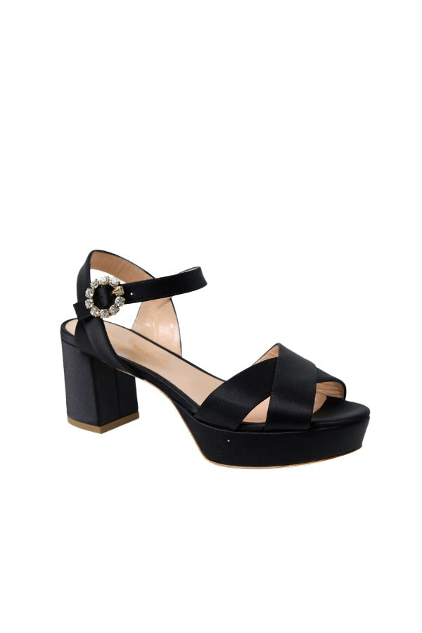 Rupert Sanderson Diedre Crystal Platform Sandal
