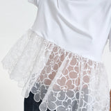 Cecilie Bahnsen Connie Jersey Peplum T-Shirt