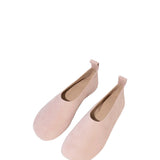 Sofie D'Hoore Suede Fontana Ballerina with Back Loop