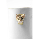 Astier de Villatte Striped Cat Ring Cup