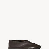 The Row Stella Slipper in Nappa and Shearling