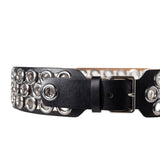 Alaia Black Studded Belt