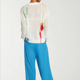 Mira Mikati Flower Crochet Cardigan