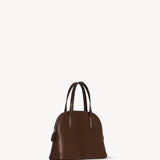 The Row Medium Ingrid Top Handle Bag in Saddle Leather