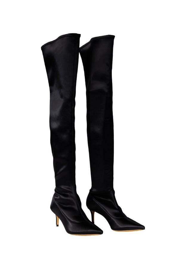 Alexa Wagner Satin Audrey Bootie