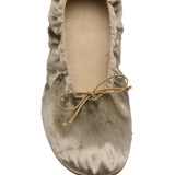 The Row Velvet Round Ballet Flats