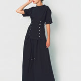 Lanvin Fitted T-Shirt in Cotton and Cashmere