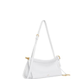 Alaia White Le Click East West Small Bag in Leather