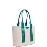 Aviteur Tote Bag in Teal Green