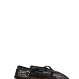 Alaia Fishnet Ballet Flats