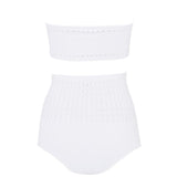 Alaia Blanc Two-Piece Swimsuit