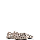 Alaia Grege Cage Ballet Flats