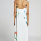 Mira Mikati Crochet and Knit Flower Dress