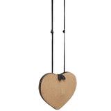 Alaia Natural Le Coeur Bag in Paper Straw