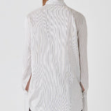 Sa Su Phi L/S Silk Twill Shirt with Scarf