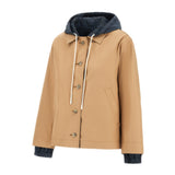 Herno Cotton and Techno Taffeta Reversible Jacket